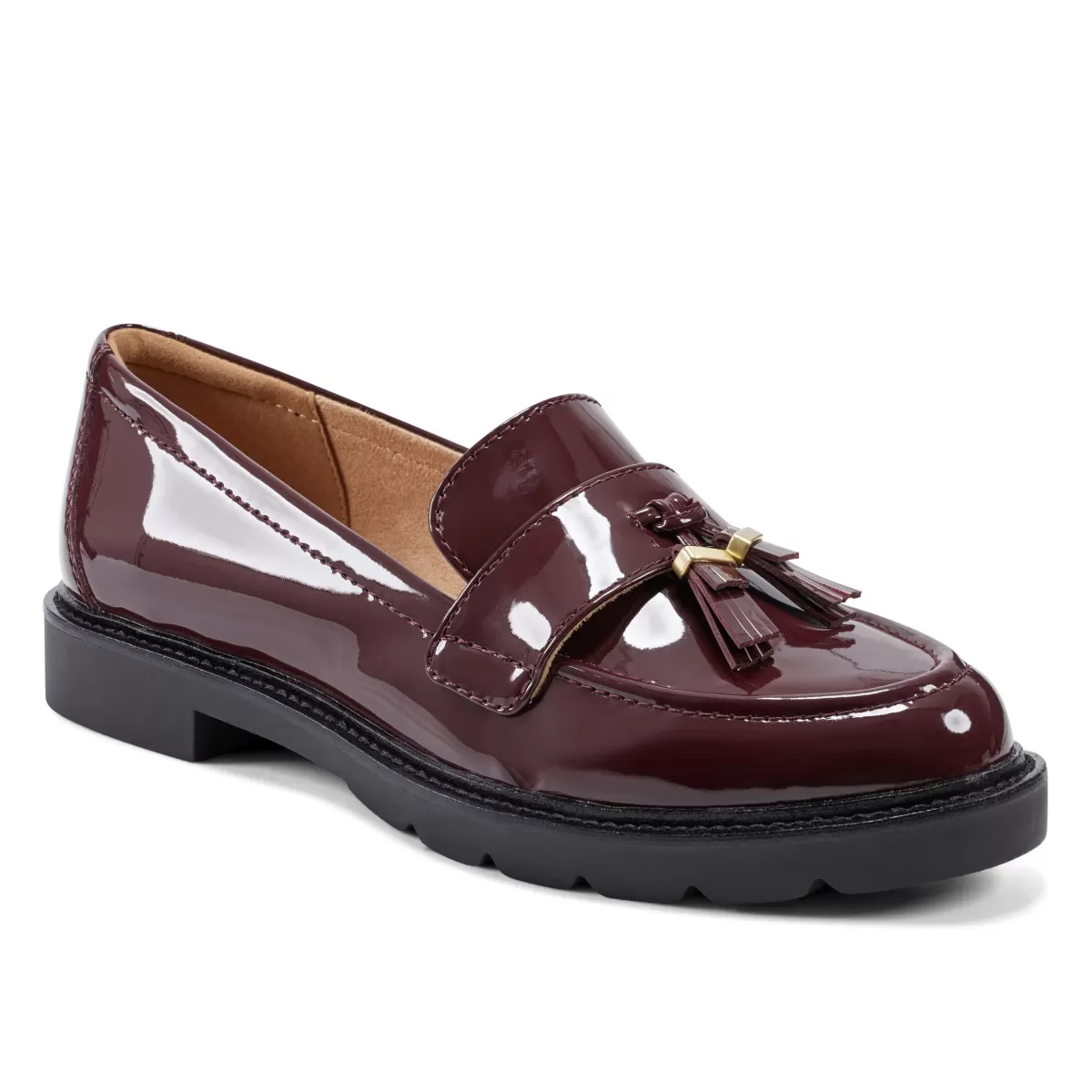 Mocassins>Rockport Borla Kacey Feminina Patente de sangue de boi