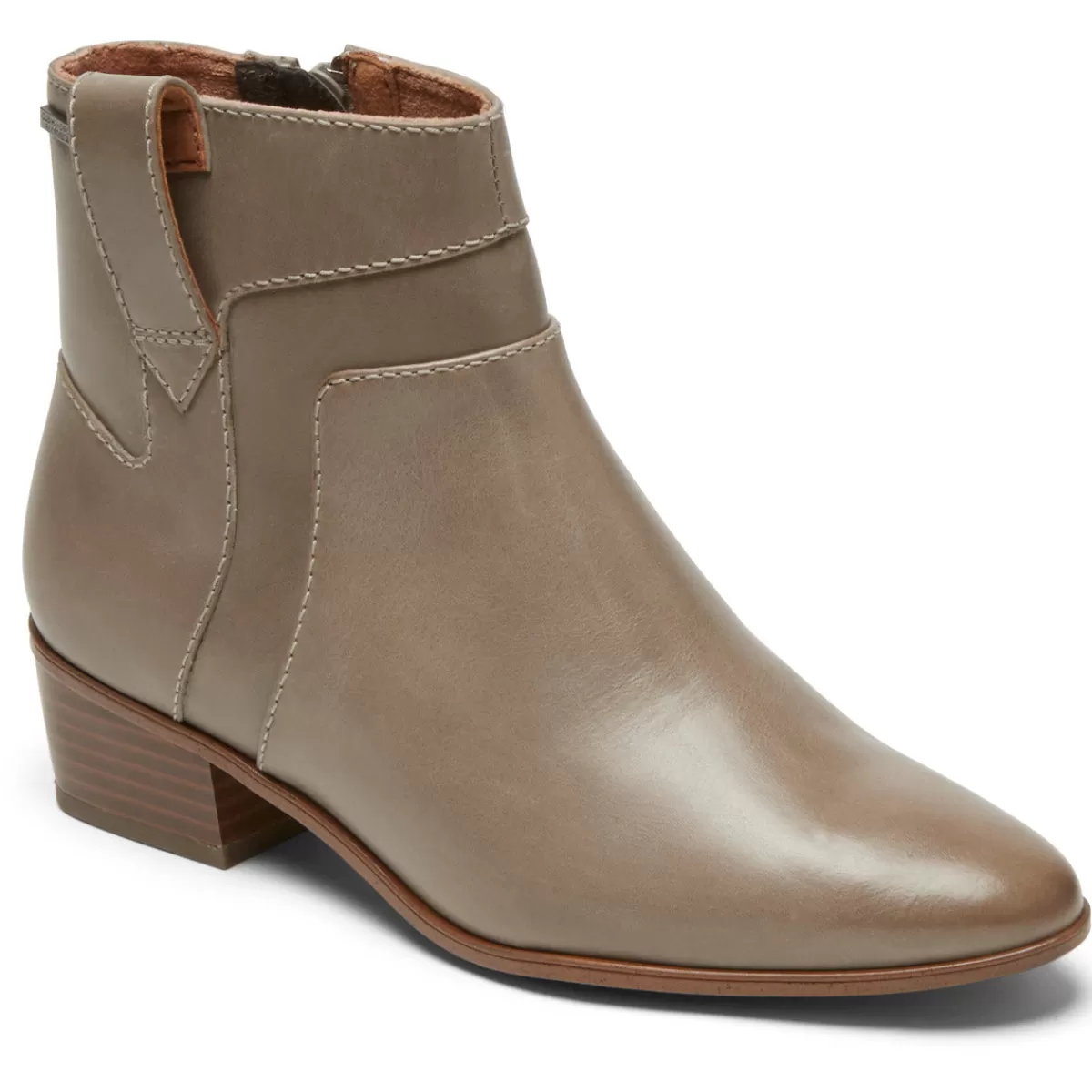 Botas E Botas>Rockport Bota em camadas impermeável Geovana feminina Taupe Lthr Wp