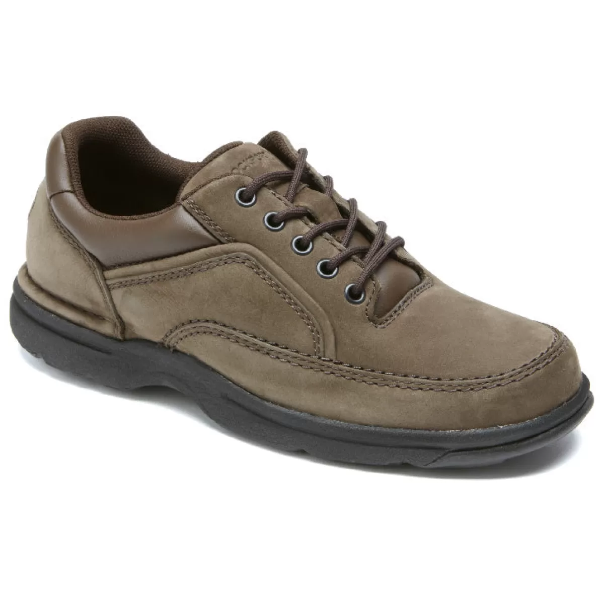 Tênis>Rockport Masculino Ridgefield Eureka com cordões Chocolate Nobuck