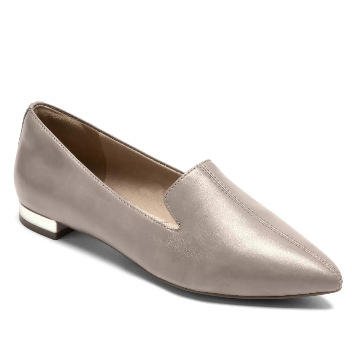 Mocassins>Rockport Mocassim Adelyn Total Motion Feminino Dover Gray Lthr