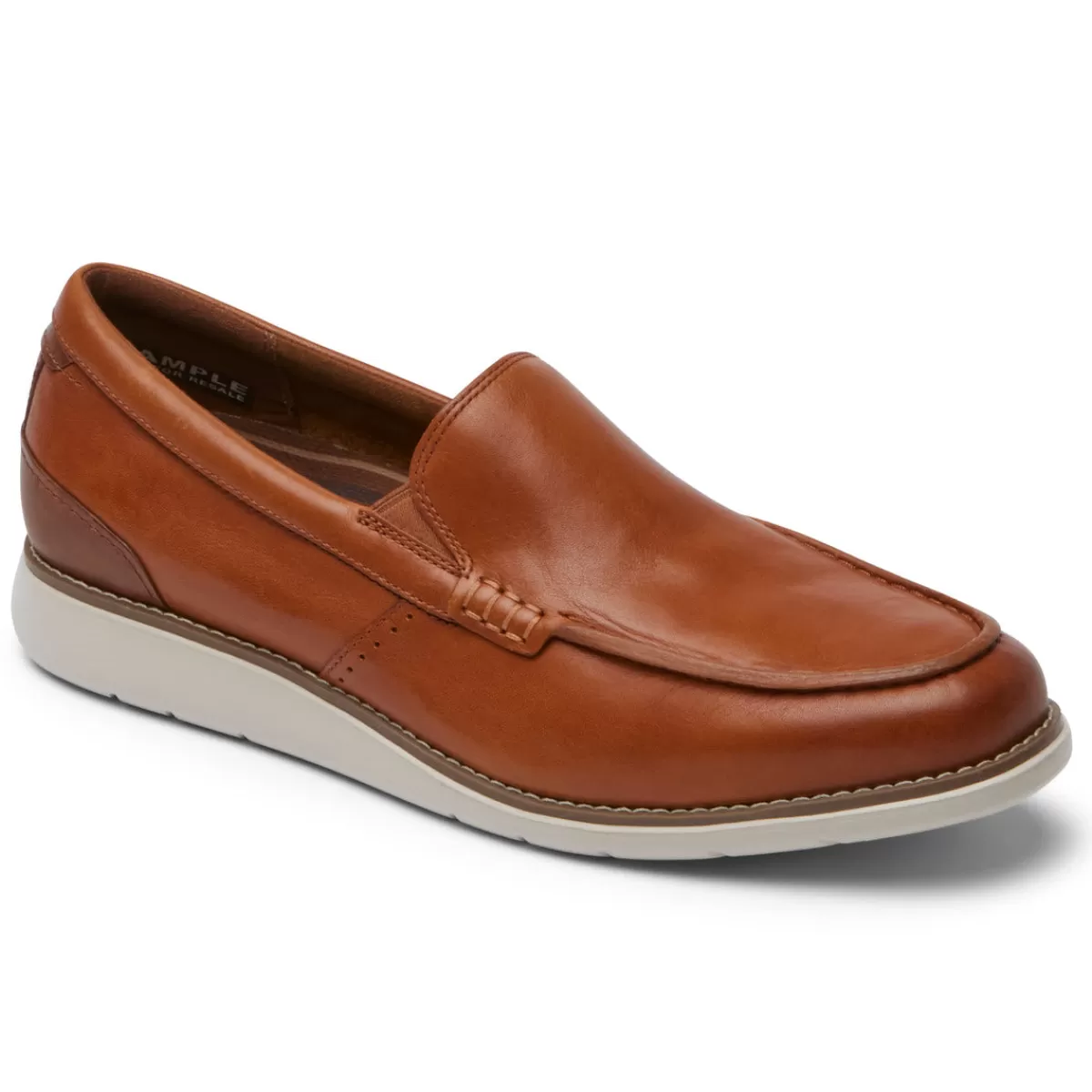 Mocassins E Slip-ons>Rockport Mocassim Masculino Total Motion Craft Conhaque