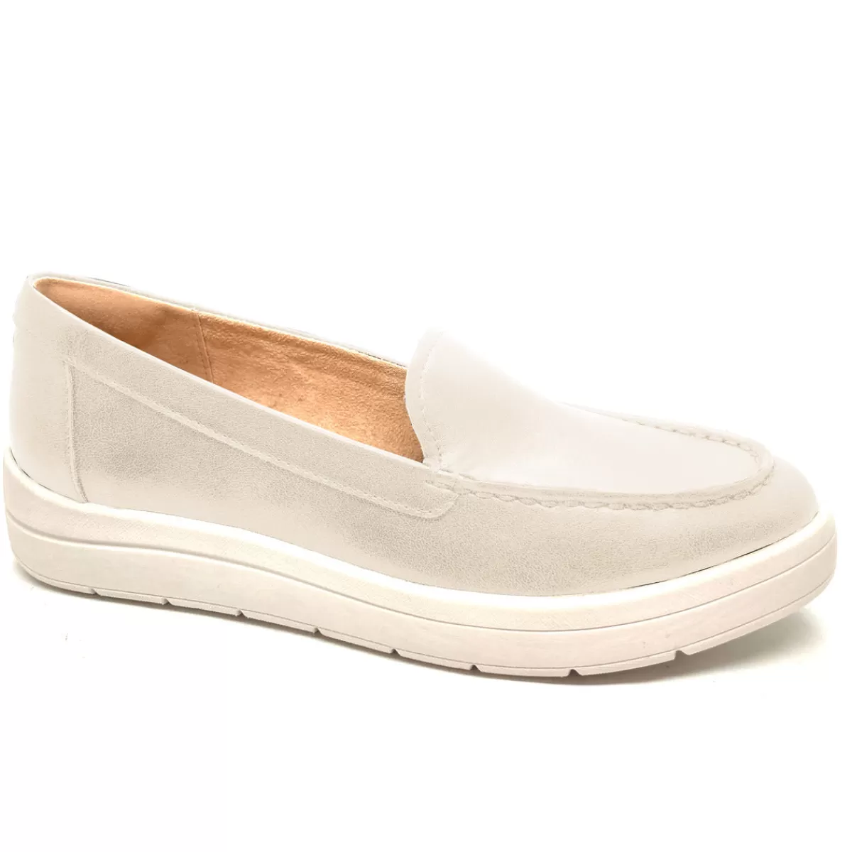 Mocassins>Rockport Mocassim Truflex Navya Feminino Baunilha