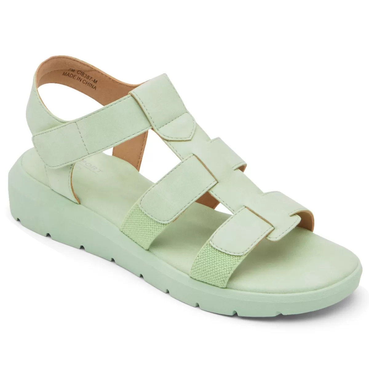 Sandálias E Cunhas>Rockport Sandália Feminina Abbie T-Strap Salsão