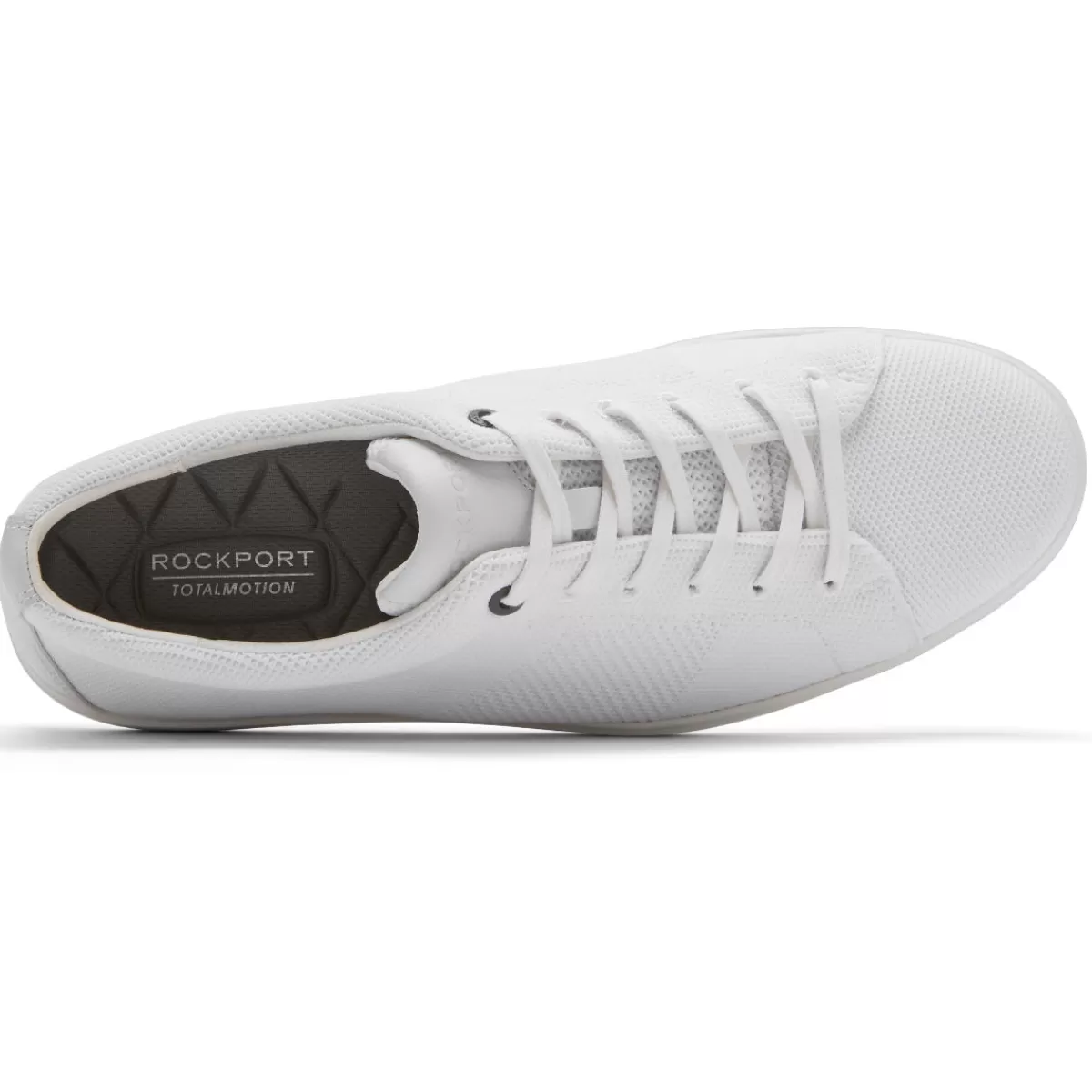 Tênis>Rockport Tênis masculino Total Motion Lite Mesh com renda na ponta dos pés Branco